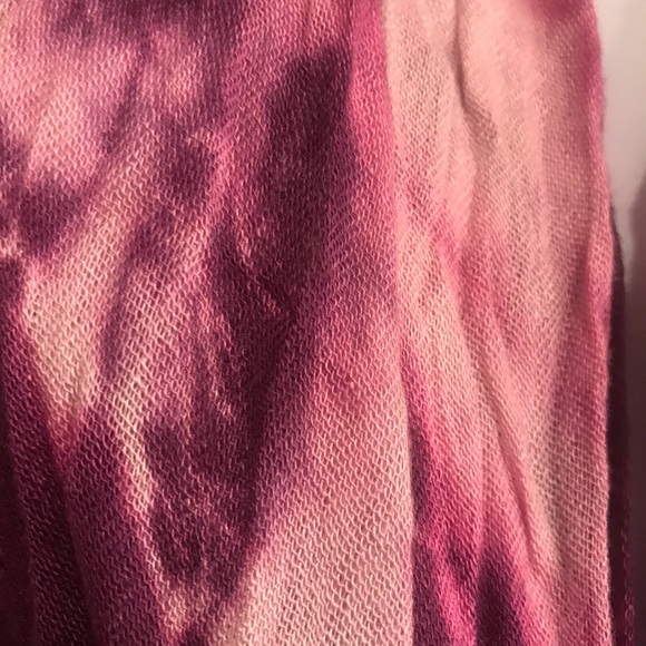 Purple Tie Dye Ombre Scarf - Picture 2 of 4